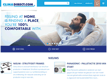 Tablet Screenshot of climadirect.com